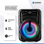 Parlante Portátil Inalambrico Bluetooth Radio Fm Usb