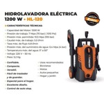 Hidrolavadora Eléctrica Lüsqtoff Hl-120 105bar 220v - 50hz