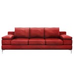 Sillón 3 Cuerpos Venus Rojo 2,40 MTS