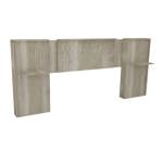 Respaldo Cabecera de Cama con cajón de guardado 300 x 110 x 45 cm 3014 HEL