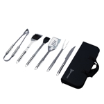 SET DE ASADO 6 PIEZAS ACERO INOX BYNOX