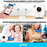 Camara De Seguridad Overtech Wifi Ov-58ip Full Hd 3mp 3x Color Blanco