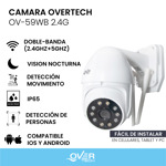 Camara De Seguridad Wifi Exterior Overtech Ov-11ptz 3mp 3x Color Blanco