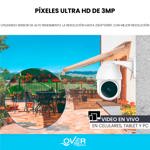 Camara De Seguridad Wifi Exterior Overtech Ov-11ptz 3mp 3x Color Blanco