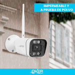 Camara De Seguridad Overtech OV-58WB WIFI 3mp Impermeable Detección De Movimiento Visión Nocturna