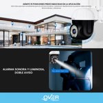 Camara De Seguridad Overtech Ov-62ptz Wifi Impermeable Detección De Movimiento Visión Nocturna