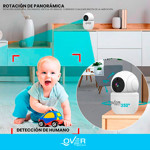 Camara De Seguridad Overtech Ov-50ip Smart Wifi 2mp Detección De Movimiento Visión Nocturna