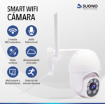 Camara Seguridad Ip Wifi Inalambrica Motorizada Hd