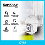 Camara Wifi Seguridad IP OverTech OV64PTZ 4MP Domo Inteligente