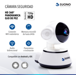 Camara De Seguridad Ip Wifi Ojo De Pez Comunicador