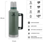 TERMO CLASICO 2.5L VERDE BYD STANLEY