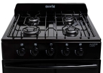 Cocina Gas Natural ESCORIAL MASTER CLASSIC 4 Hornallas 56 CM Negro