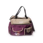 Bolso Maternal Disney Violeta y Beige Minnie