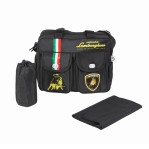 Bolso Maternal con Cambiador Lamborghini Negro