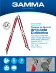 Escalera Aluminio Articulada Dielectrica x 4 - G215AR