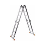 Escalera Aluminio Articulada Plegable 4x4mt Lusqtoff Le400