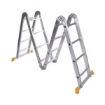 Escalera Aluminio Articulada Plegable 4x4mt Lusqtoff Le400