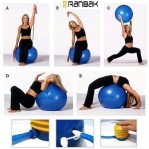 Pelota Esferodinamia Fitness/yoga 65cm Ranbak 736 C/inflador