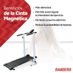 Cinta Caminadora Randers ARG-051 Magnética Monitor Elec.