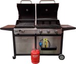 PARRILLA DUAL CARBON/GAS 21649 BRAM METAL