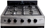 Cocina Multigas MASTER STYLE Inox 56 CM 4 Hornallas ESCORIAL