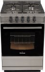 Cocina FLORENCIA 5818S 56 Cm Inox Con 4 Hornallas