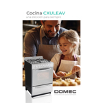 Cocina Domec CXULEAV Reflex, acero inoxidable, espejada