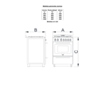 Cocina Domec CXULEAV Reflex, acero inoxidable, espejada