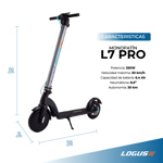 Monopatin Electrico Logus L7pro 700watts No Xiaomi