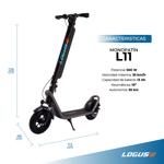 Monopatin Electrico Logus L11 500w - 10 - Auton.30km 35km/h