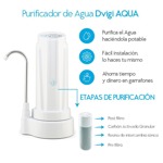 Purificador de agua Blanco 14000L + 1 repuesto Elimina Cloro