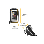 Porta Celular Gps Bolso Bicicleta Impermeable B-soul Alforja - NEGRO