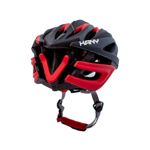 CASCO KANY ROUTE - TALLE M - MODELO H4R-RM - COLOR NEGRO Y ROJO MATE