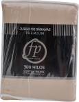 Juego de Sabanas Premium 2 1/2 Plazas Beige FP HOME