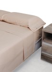 Juego de Sabanas Premium 2 1/2 Plazas Beige FP HOME