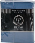 Juego de Sabanas Premium 2 1/2 Plazas Azulino FP HOME