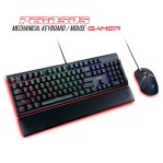 Combo Kit Gamer Teclado Mecanico + Mouse Optico Level Up Pegasus