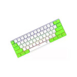 Teclafo T-dagger Arena T-tgk321-wg-br Sp- Blanco verde - Rgb - Qwerty - Español