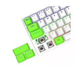 Teclafo T-dagger Arena T-tgk321-wg-br Sp- Blanco verde - Rgb - Qwerty - Español