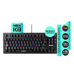 Teclado Gamer Noblex Nbx-kb3000ch Rgb Cherry Mx Red