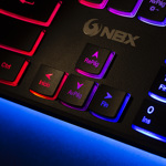 Teclado Gamer Noblex Nbx-kb1000m Ultra Slim Rainbow