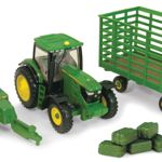 TRACTOR BALER AND WAGON JOHN DEERE