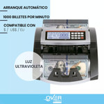 Contadora De Billetes Overtech Al-6000 Maquina Contar Profesional