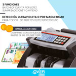 Contadora De Billetes Overtech Al-6000 Maquina Contar Profesional