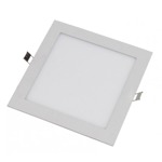 Plafon Panel Led Cuadrado 12w Embutir Luz Calida (6826)