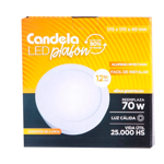 Plafón Led Candela Redondo Base Luz Cálida 12w (6820)