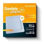 Plafon LED Candela cuadrado base 12W Calido por unidad