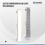 Luz De Emergencia  Suono 60 Leds Recargable