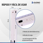 Luz De Emergencia  Suono 60 Leds Recargable