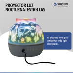 Lampara Velador Proyector De Noche 360º Parlante Infantil